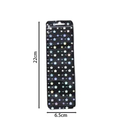50Pcs/lot Holographic Plastic StarSelf-Sealing Laser Self-Sealing Bag for Jewelry Packaging Gift Storage Bag Supplies