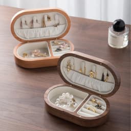 Wooden Jewelry Box Delicate Walnut Jewelry Box Holder For Rings Earrings Necklace Storage Boxes For Girls Women Dropshipping