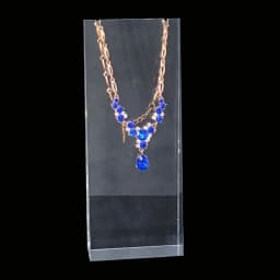 Acrylic High Quality Fashion Transparent Triangle Crystal Jewelry Display Stand Necklace Earrings Shooting Display Set Square