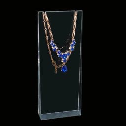 Acrylic High Quality Fashion Transparent Triangle Crystal Jewelry Display Stand Necklace Earrings Shooting Display Set Square