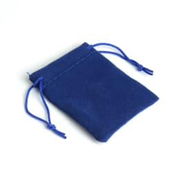 100Pcs 5*7cm Dark Blue Drawstring Velvet Bags Jewelry Pouches Bag Christmas Birthday Wedding Party Gift Bags Jewelry Packaging