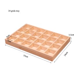 New Arrival Wooden Jewelry Tray Jewellery Organizer Bangle Earrings Bracelets Choker Necklaces Pendants Storage Vintage Plate