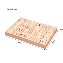New Arrival Wooden Jewelry Tray Jewellery Organizer Bangle Earrings Bracelets Choker Necklaces Pendants Storage Vintage Plate