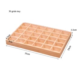 New Arrival Wooden Jewelry Tray Jewellery Organizer Bangle Earrings Bracelets Choker Necklaces Pendants Storage Vintage Plate