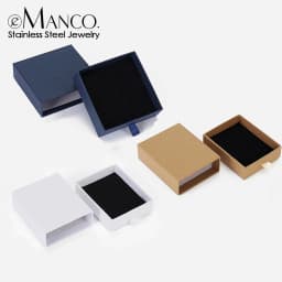 EMANCO (Custom Logo Box) 2.5CM Necklaces Bracelets Earrings Gift Boxes Wholesale and Direct Mail Support Contact Seller