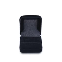 Wholesale Engagement Black Velvet Ring Box Jewelry Display Storage Foldable Case For Wedding Ring Valentine's Day Gift Organizer
