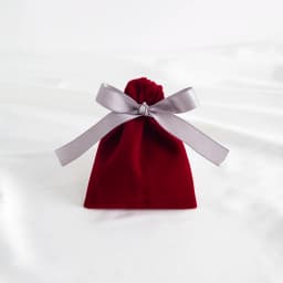 10Pcs Burgundy Jewelry Velvet Bag For Rings Earrings Stud Pendant Bracelet Phone Packaging Pouch Wedding Favors Pocket Organizer