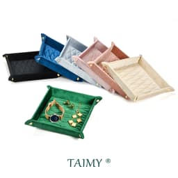 Velvet Stackable Travel Custom Logo Jewelry Tray Display Ring Earrings Desktop Storage Plush Jewellery Organizer Jeweler Display