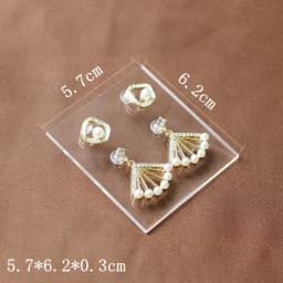 Acrylic Earring display stand earing organizer for jewelry sheet pad jewelery Props jewellery case holders stands customized