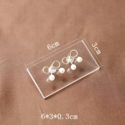 Acrylic Earring display stand earing organizer for jewelry sheet pad jewelery Props jewellery case holders stands customized
