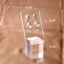 Acrylic Earring display stand earing organizer for jewelry sheet pad jewelery Props jewellery case holders stands customized