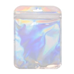 10Pcs/Lot Thicken Zip Lock Bags Colorful Resealable Laser Packaging Bag Plastic Pouch For Beads Jewelry Display Gift Storage Bag