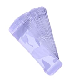 50pcs Holographic Packaging Bags Colorful Resealable Plastic Bags with Hang Hole for DIY Beaded Pens Jewelry and Small Craft