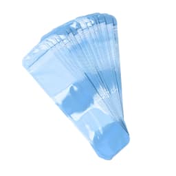 50pcs Holographic Packaging Bags Colorful Resealable Plastic Bags with Hang Hole for DIY Beaded Pens Jewelry and Small Craft
