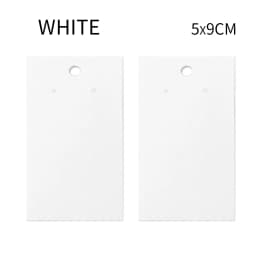 50pcs Earrings Necklaces Display Cards for Jewelry Box Packaging Cardboard Hang Tag Card Ear Studs Paper Card Jewelry DIY