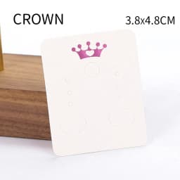 50pcs Earrings Necklaces Display Cards for Jewelry Box Packaging Cardboard Hang Tag Card Ear Studs Paper Card Jewelry DIY