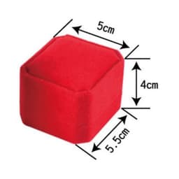 Wholesale Engagement Velvet Earring Ring Packaging Box Jewelry Organizer Valentine's Day Gift Ring Display Holder Storage Box