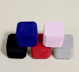 Wholesale Engagement Velvet Earring Ring Packaging Box Jewelry Organizer Valentine's Day Gift Ring Display Holder Storage Box