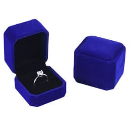 Wholesale Engagement Velvet Earring Ring Packaging Box Jewelry Organizer Valentine's Day Gift Ring Display Holder Storage Box