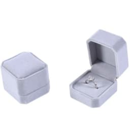 Wholesale Engagement Velvet Earring Ring Packaging Box Jewelry Organizer Valentine's Day Gift Ring Display Holder Storage Box