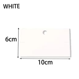50pcs/lot 10*6cm Kraft Paper Packing for Handmade Necklace Bracelets Jewelry Display Cards Storage Retail Tags Holder