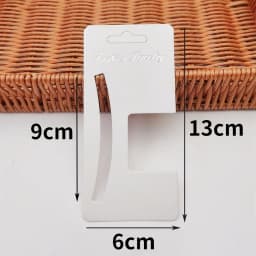50pcs Hairpins Barrette Packing Paper Card for DIY Girl Small Grab Clip Hair Claw Display Card Hair Accessories Retail Price Tag