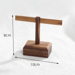 Wooden Earring Jewelry Holder Walnut Earring Organizer Hanging Stand Ring Display Stand Box Case Rack Jewellery Hanger Props