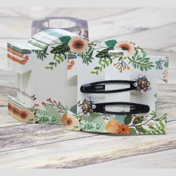 50Pcs Multi-Style Paper Hairpin Card 9*10cm Vintage Jewelry Display Cards DIY THANK YOU Hair Ornaments Clip Package Card