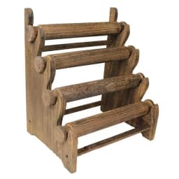 4 Tier Wooden Display Jewelry Accessory Stand Jewelry Bracelet Holder Bangle Watch Necklace Storage Jewelry Holder Stand Display