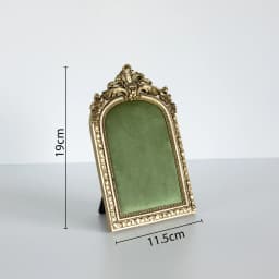 Vintage Velvet Jewelry Display Tray Set Green Cloth Necklace Bracelet Earring Stand Holder for Retro Gold