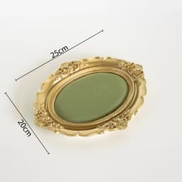 Vintage Velvet Jewelry Display Tray Set Green Cloth Necklace Bracelet Earring Stand Holder for Retro Gold
