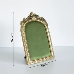 Vintage Velvet Jewelry Display Tray Set Green Cloth Necklace Bracelet Earring Stand Holder for Retro Gold