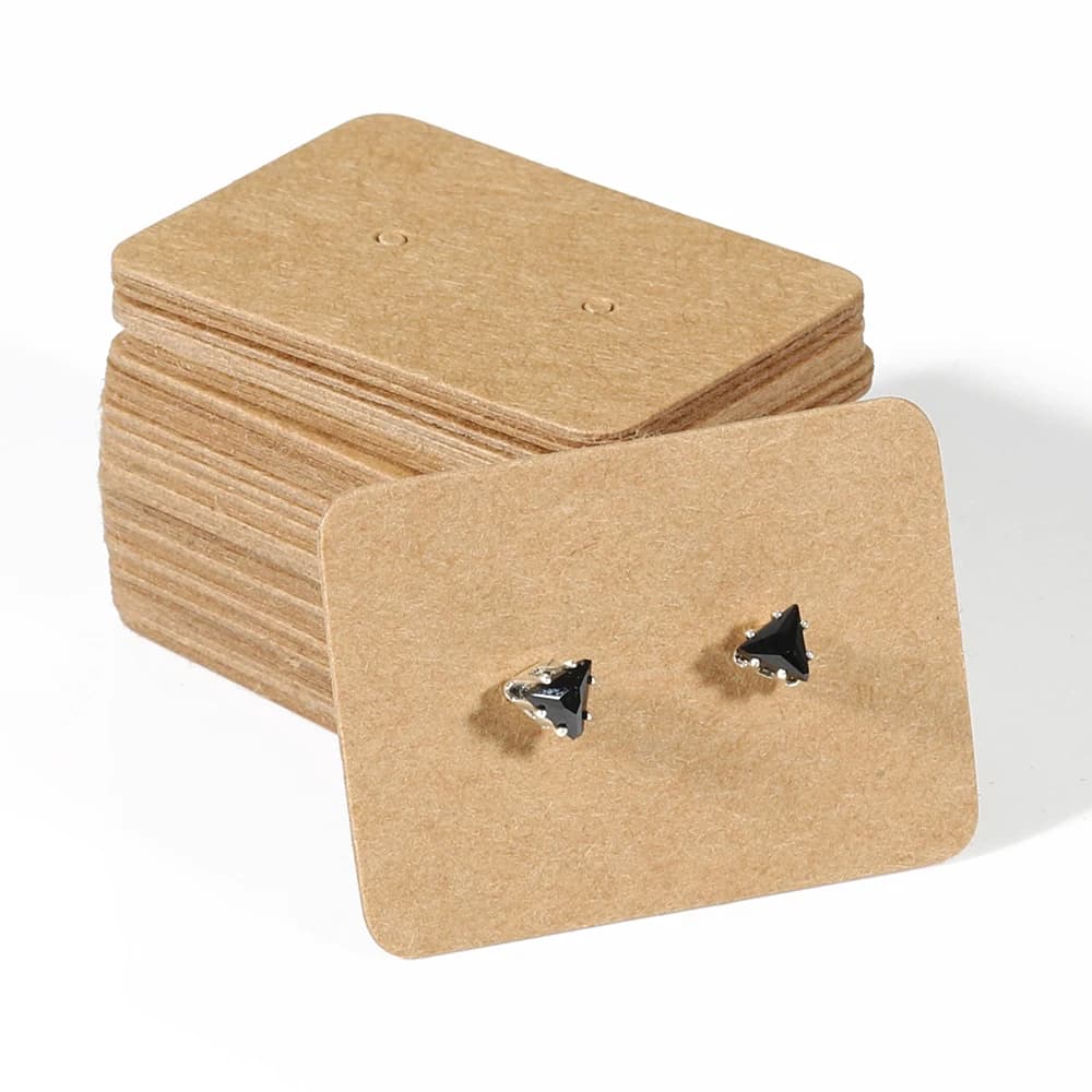 50 pcs Earring Display Cards Earring Packaging Cards