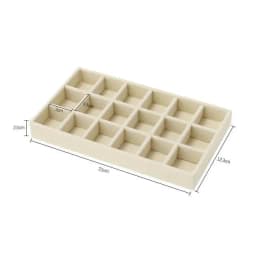 Velvet Tray for Jewelry Ring Earring Necklace Display Tray Bracelet Organizer Diy Handicraft Accessoriess Jewelry Storage Case