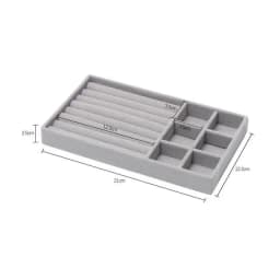 Velvet Tray for Jewelry Ring Earring Necklace Display Tray Bracelet Organizer Diy Handicraft Accessoriess Jewelry Storage Case