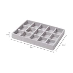 Velvet Tray for Jewelry Ring Earring Necklace Display Tray Bracelet Organizer Diy Handicraft Accessoriess Jewelry Storage Case