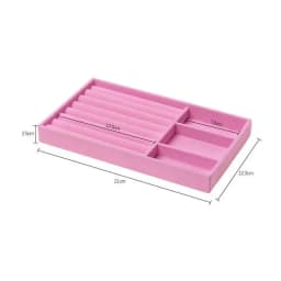 Velvet Tray for Jewelry Ring Earring Necklace Display Tray Bracelet Organizer Diy Handicraft Accessoriess Jewelry Storage Case