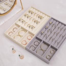 Velvet Tray for Jewelry Ring Earring Necklace Display Tray Bracelet Organizer Diy Handicraft Accessoriess Jewelry Storage Case