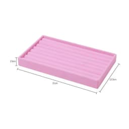 Velvet Tray for Jewelry Ring Earring Necklace Display Tray Bracelet Organizer Diy Handicraft Accessoriess Jewelry Storage Case