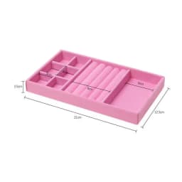 Velvet Tray for Jewelry Ring Earring Necklace Display Tray Bracelet Organizer Diy Handicraft Accessoriess Jewelry Storage Case