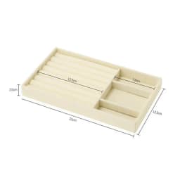Velvet Tray for Jewelry Ring Earring Necklace Display Tray Bracelet Organizer Diy Handicraft Accessoriess Jewelry Storage Case