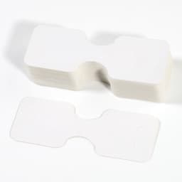 50pcs 3.5x9cm Kraft Paper Card Flodable Packing Cardborad for Jewelry Display