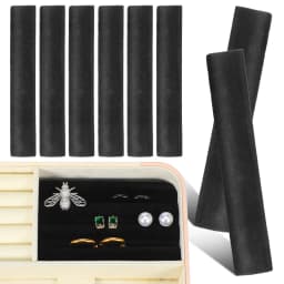 8pcs Jewelry Box Partition Strip Sponge Strips Inserts Divider Spacer Lining Flexible Separator Necklace Ring Earring Organizer