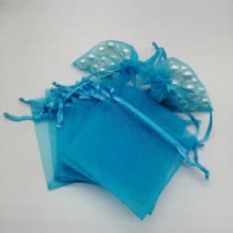 500pcs Drawstring Organza Bags Jewelry Pouches Gift Packaging Bag Sachet Wedding Party Favors Storage Displays Birthday Supply
