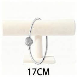 2026 New 925 Silver Women's Sparkling Heart Shaped Multi Winding Tennis Bracelet Display Tool DIY Exquisite Charm Jewelry