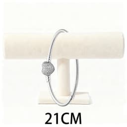 2026 New 925 Silver Women's Sparkling Heart Shaped Multi Winding Tennis Bracelet Display Tool DIY Exquisite Charm Jewelry