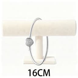 2026 New 925 Silver Women's Sparkling Heart Shaped Multi Winding Tennis Bracelet Display Tool DIY Exquisite Charm Jewelry