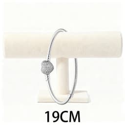 2026 New 925 Silver Women's Sparkling Heart Shaped Multi Winding Tennis Bracelet Display Tool DIY Exquisite Charm Jewelry