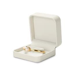 WoodTen Beige Jewelry Box Leather Ring Jewelry Organizer Box Earring Necklace Bracelet Box For Proposal Wedding Customizable