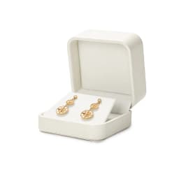 WoodTen Beige Jewelry Box Leather Ring Jewelry Organizer Box Earring Necklace Bracelet Box For Proposal Wedding Customizable